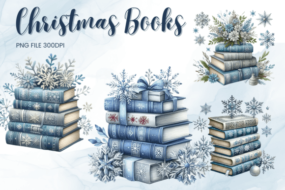 Christmas Books Snowflakes Watercolor Illustrations Review