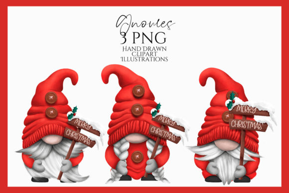 Christmas Gnomes with Sign: Illustrations Review
