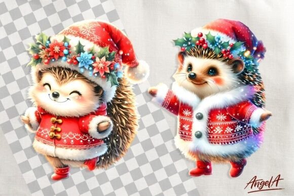 Cute Hedgehog Christmas Clipart: Brand Review