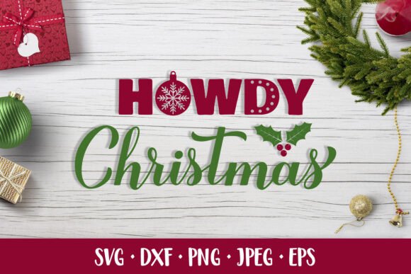 Howdy Christmas SVG: Funny Illustrations
