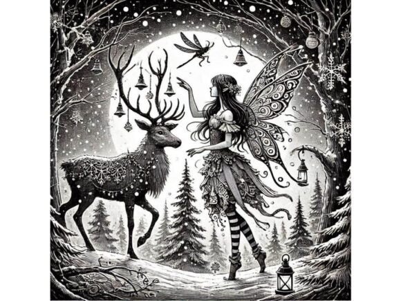Ink Christmas Fa Illustrations Review