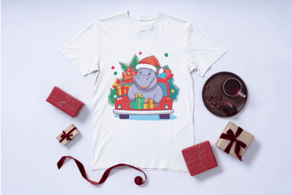 Review: Lovely Christmas Hippo Clipart PNGs Freebies