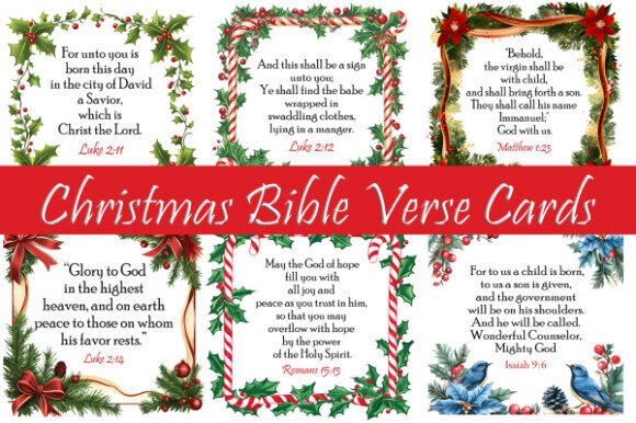 Reviewing Christmas Bible Verse Cards for Embroidery
