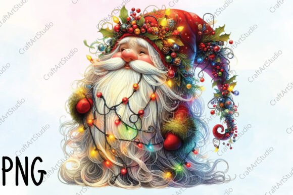 Reviewing Christmas Gnome Light PNG Clipart for Stitching