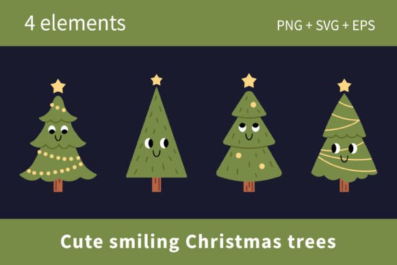 Reviewing the Cute Smiling Christmas Tree Set