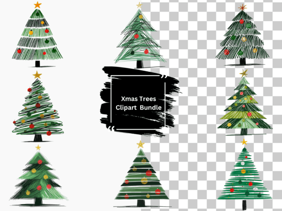 Reviewing the Whimsical Line Art Christmas Tree Design